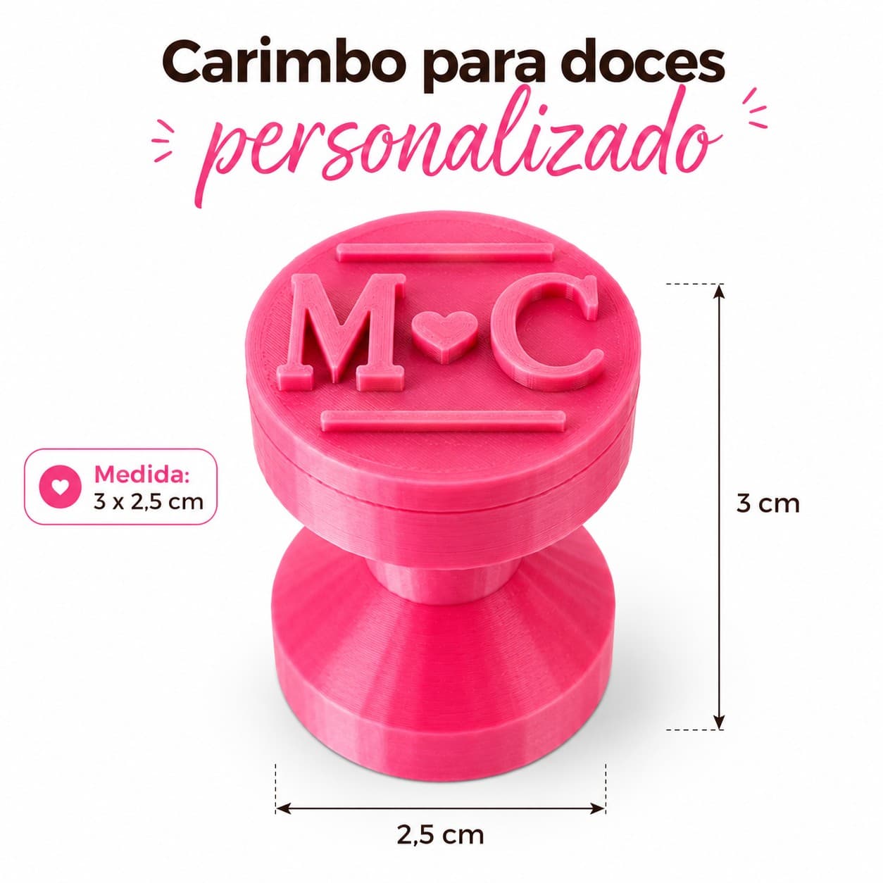 Carimbo personalizado para doces - foto 5